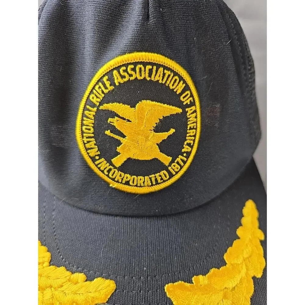 Vintage National Rifle Association Of America Ball Cap Hat Snapback‎ GUC *READ*